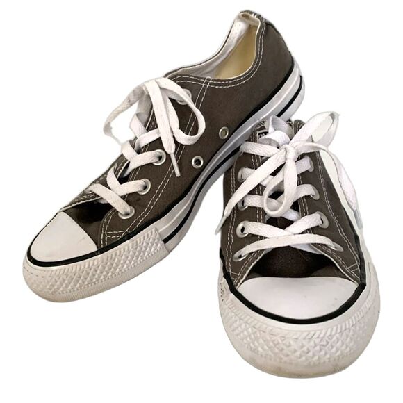 Converse Chuck Taylor Low Top Charcoal Canvas Sneakers Unisex W6/M4 - Picture 3 of 14